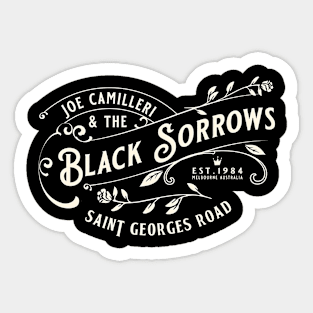 The Black Sorrows Sticker